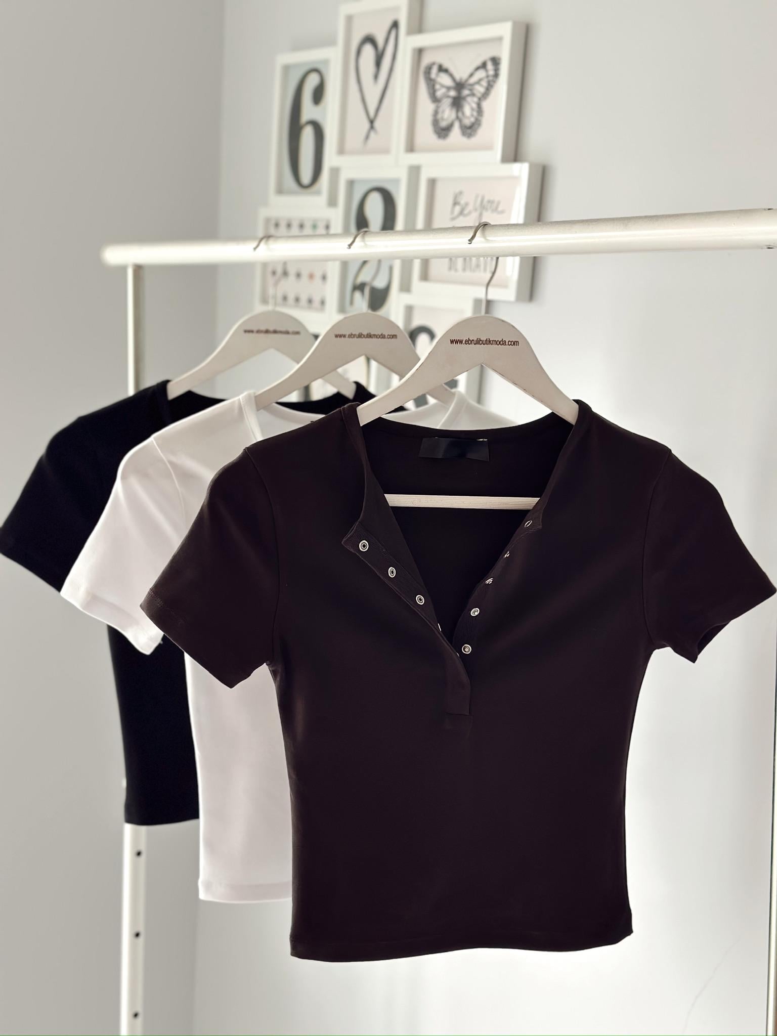 KISA KOL ÇITÇIT DETAY BLUZ