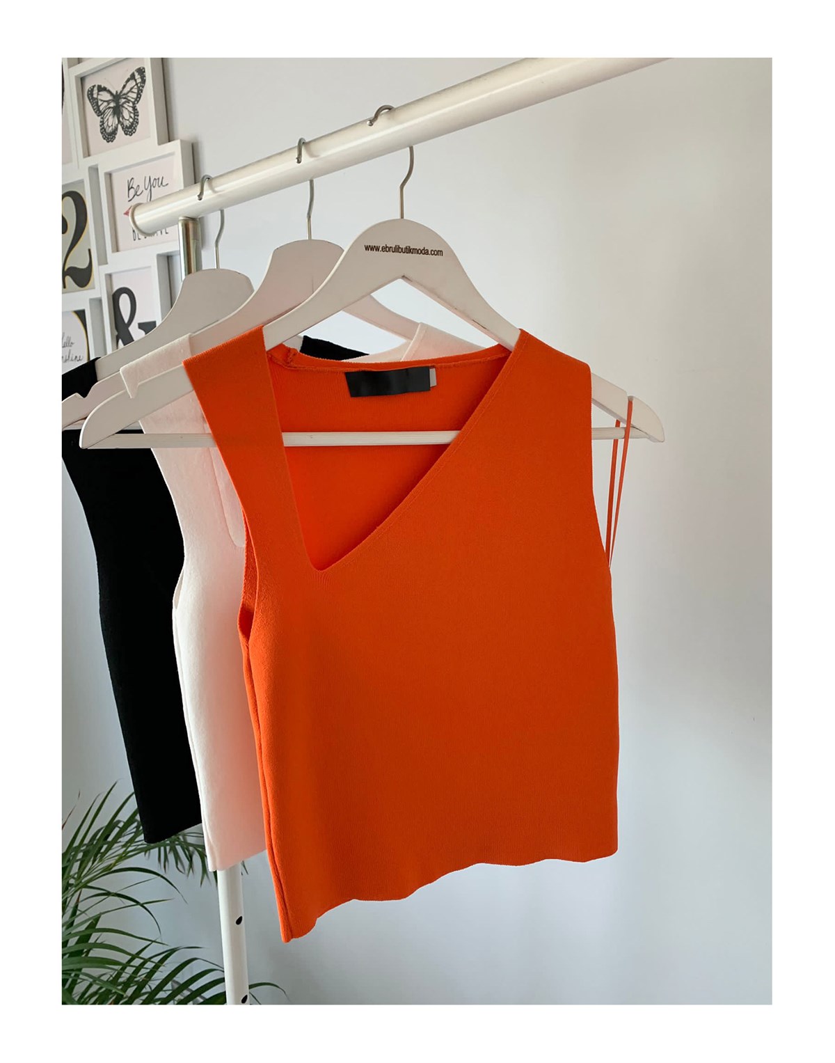 KOLSUZ YANDAN V BLUZ