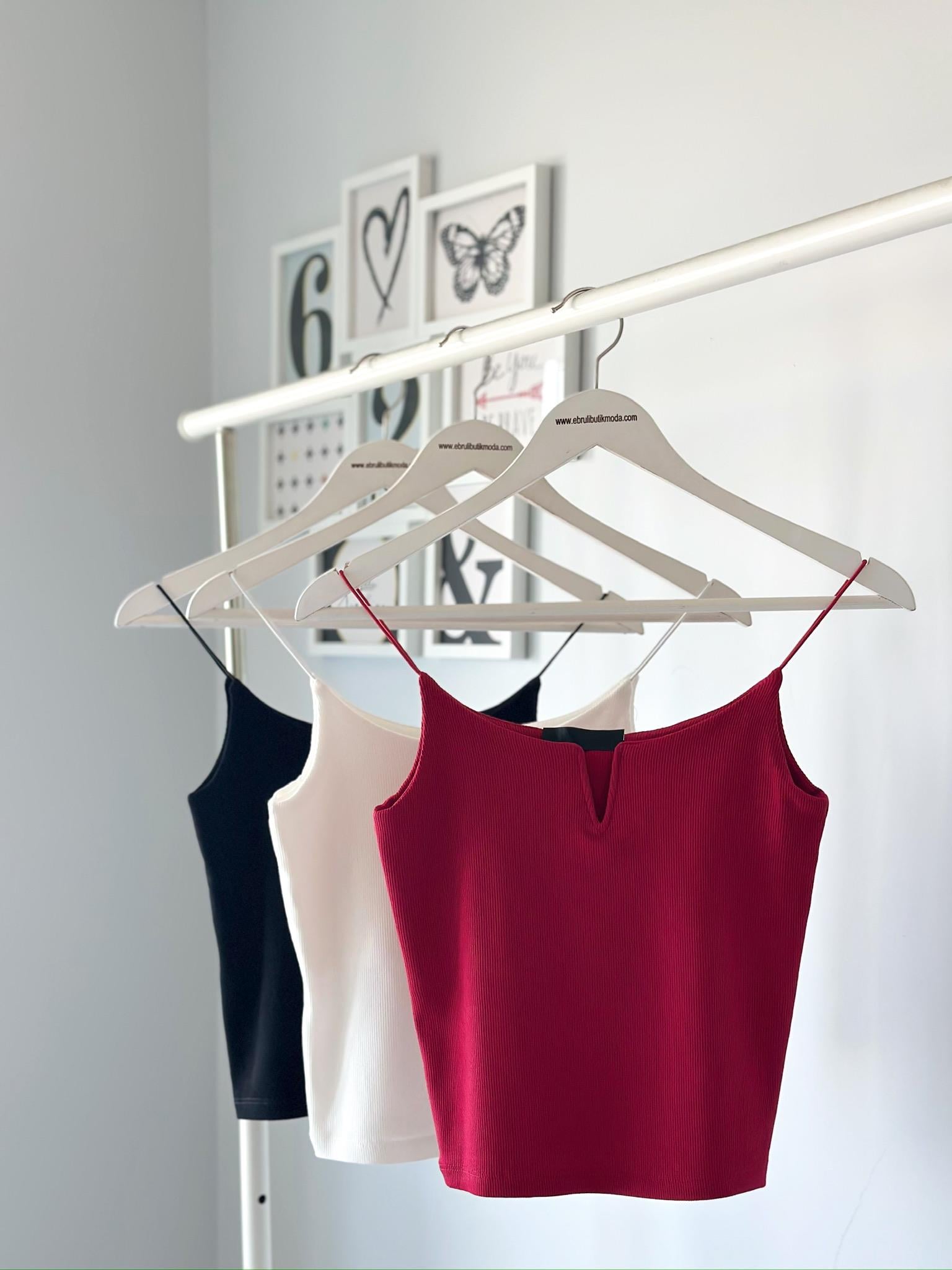 LASTİK ASKILI DEMİRLİ ATLET