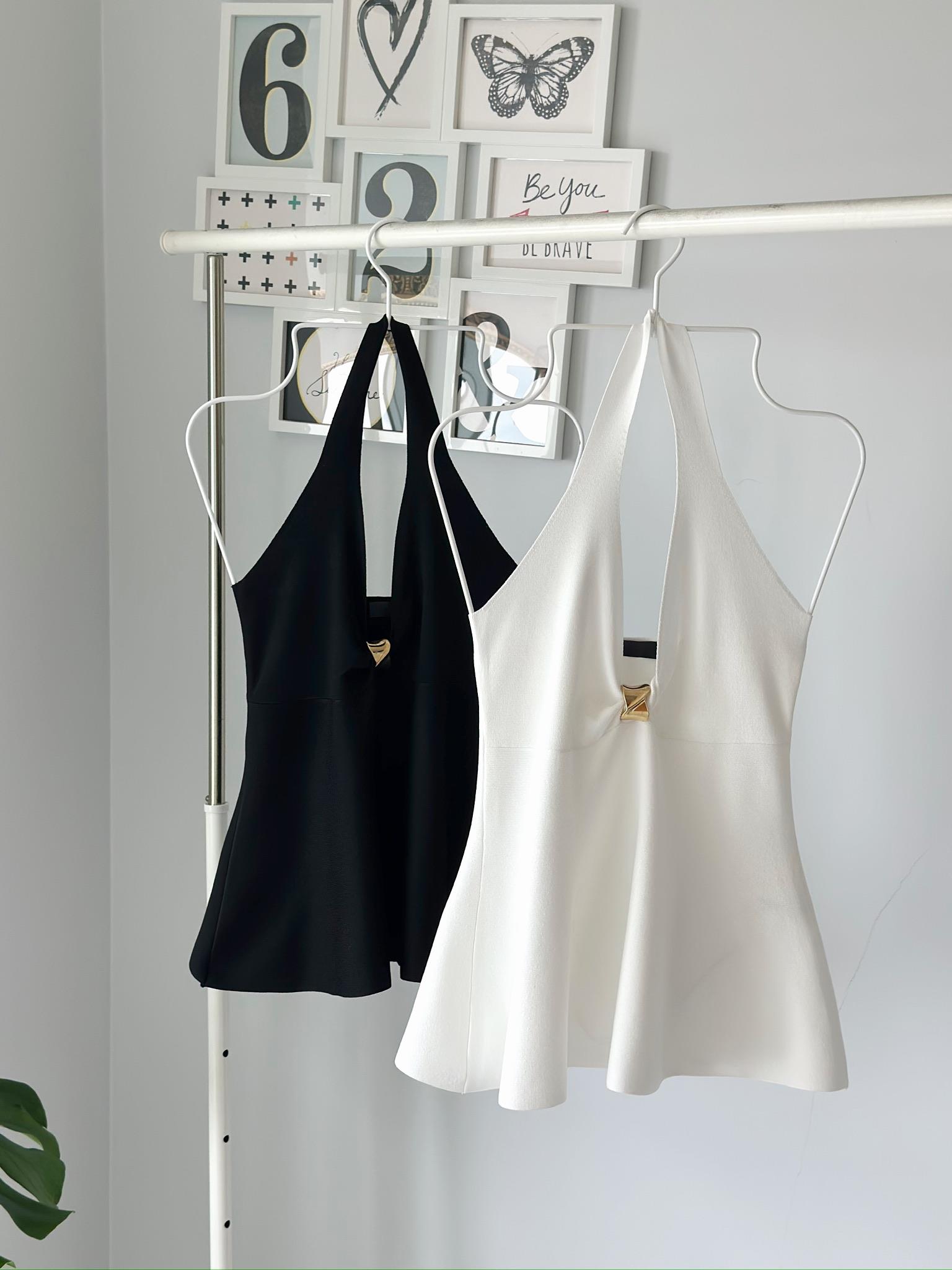 METAL AKSESUARLI PEPLUM BLUZ