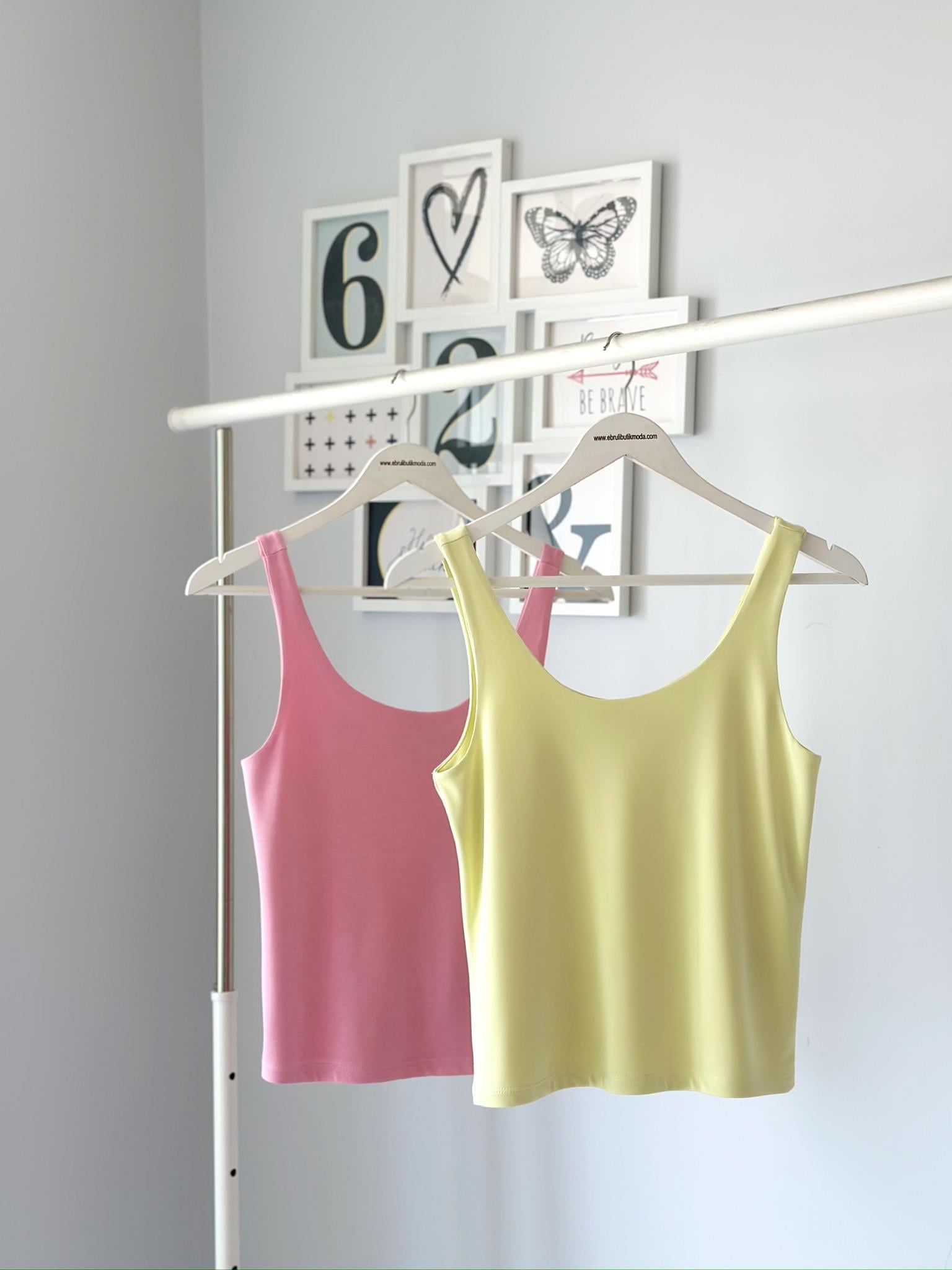 MODAL ÇİFT KATLI BLUZ