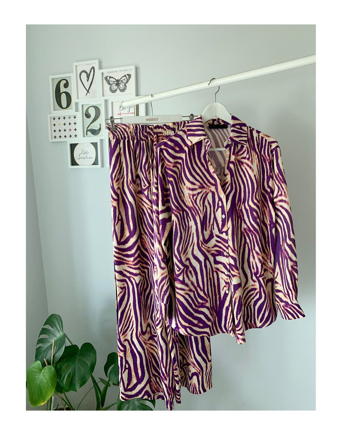 MOR ZEBRA DESEN TAKIM
