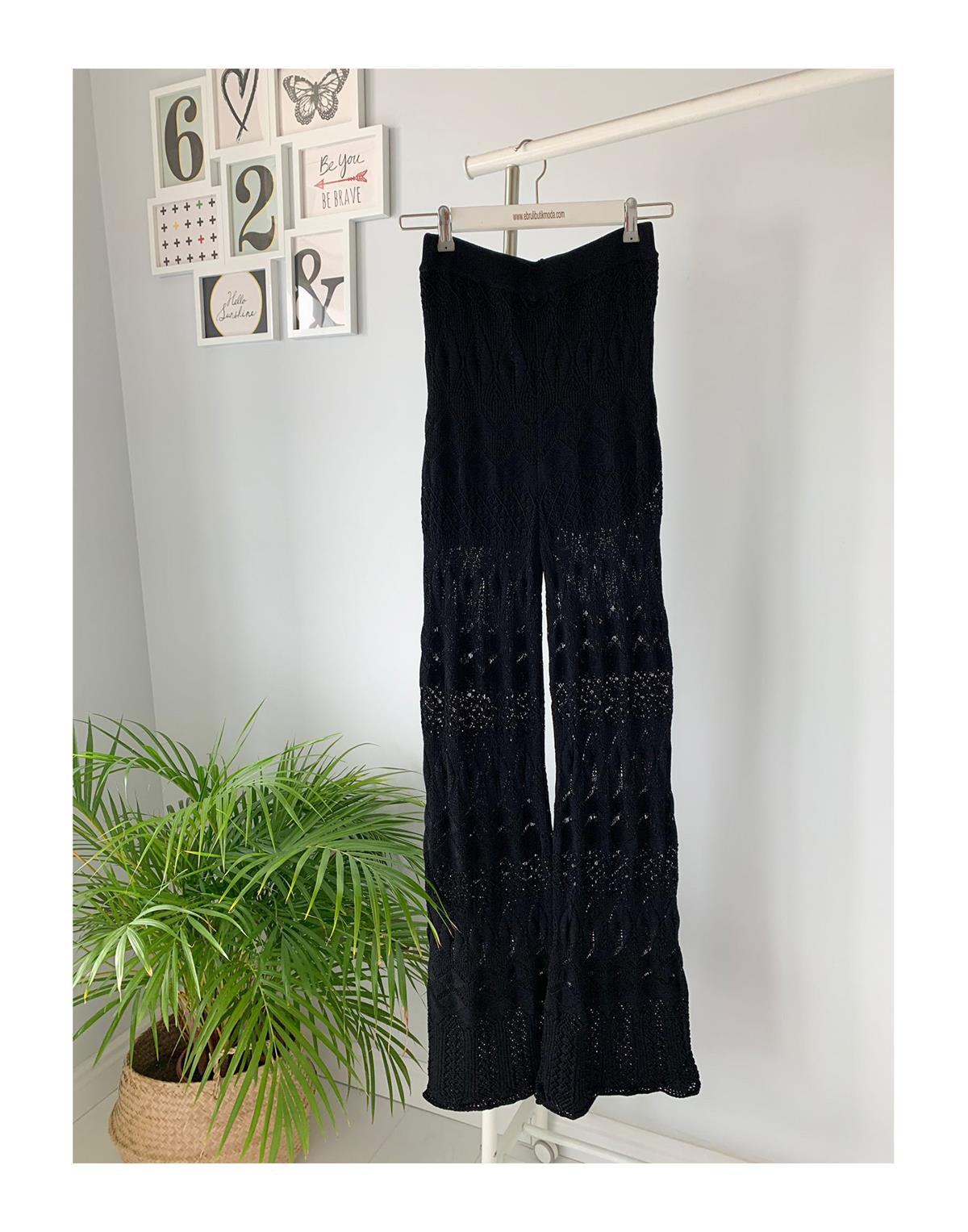 ÖRGÜ ESNEK PANTOLON