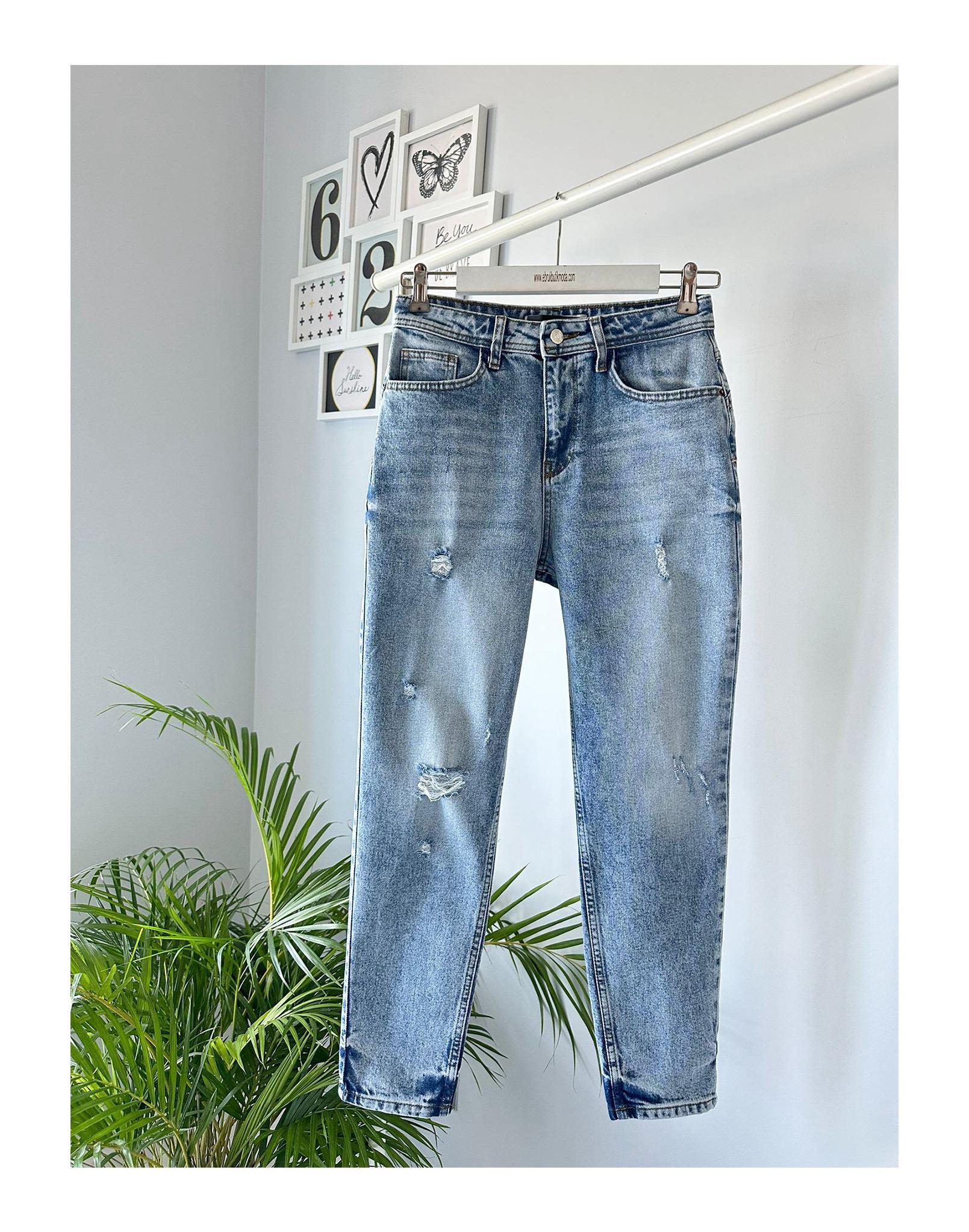 PUSH UP YIRTIKLI JEAN