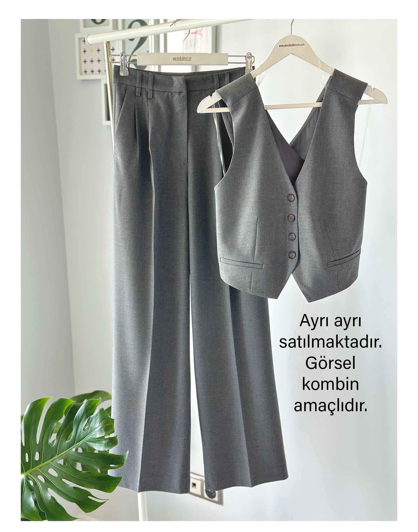 SIRT DETAYLI BLAZER YELEK