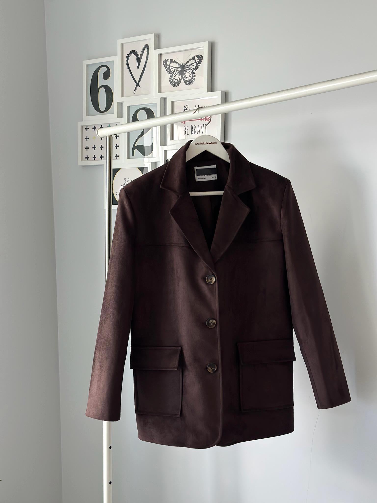 SÜET BLAZER CEKET