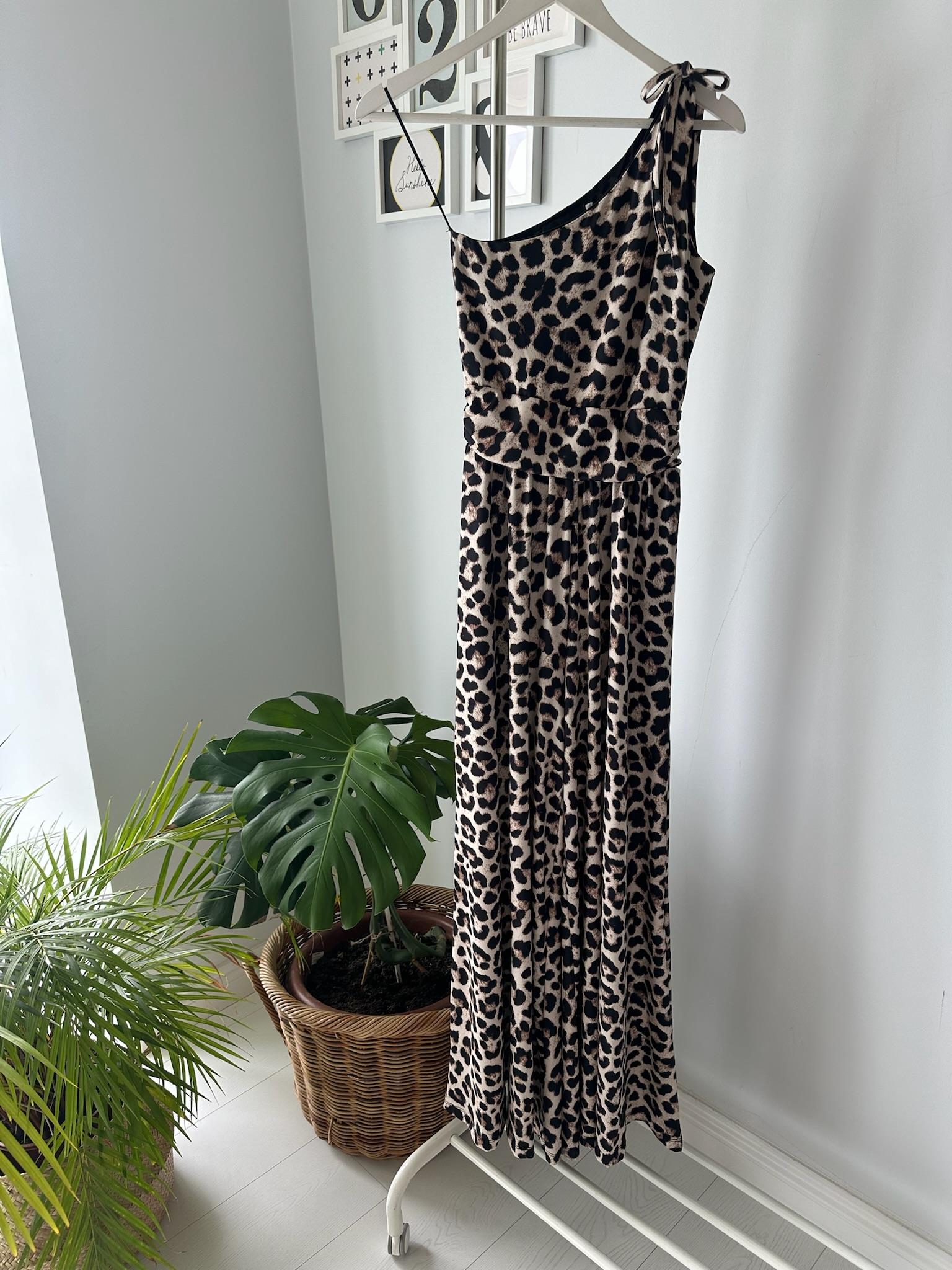 TEK OMUZ LEOPAR TULUM