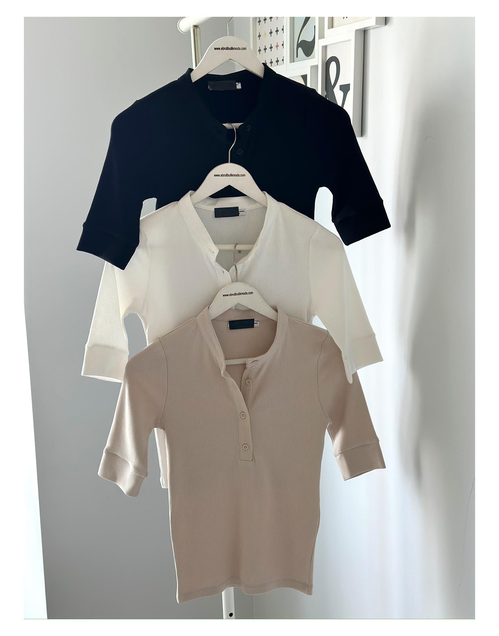 TRUVAKAR KOL DÜĞMELİ BLUZ