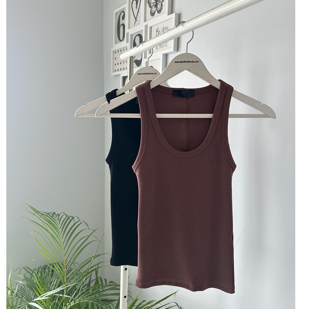 U YAKA FİTİLLİ ATLET