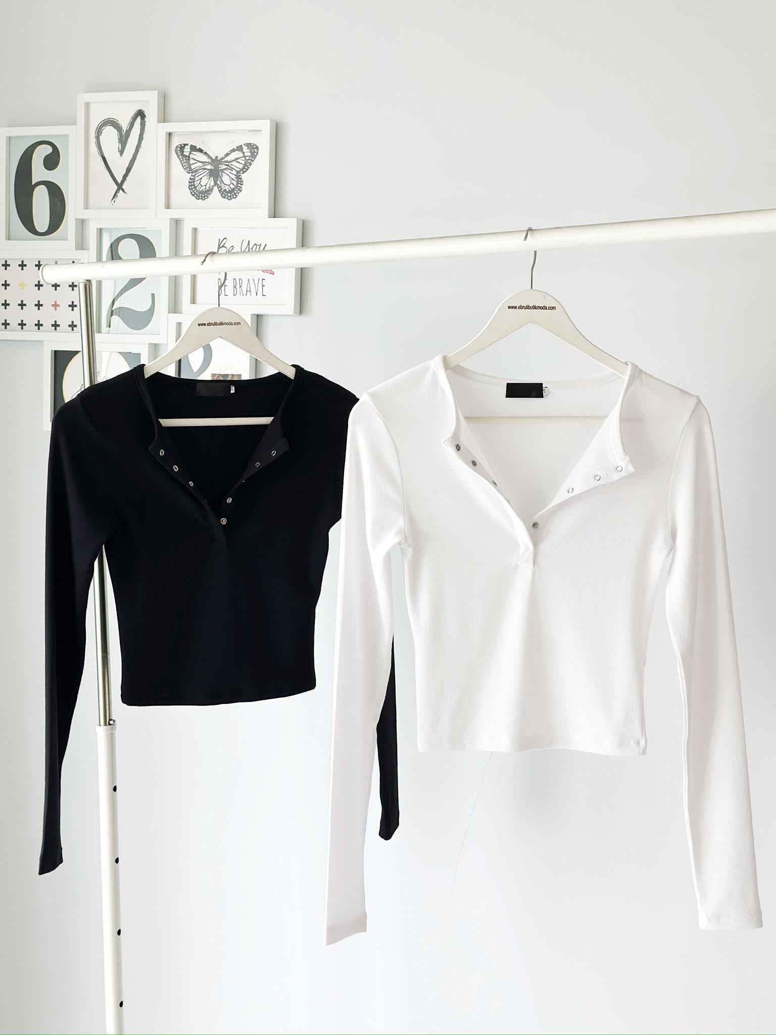 UZUN KOL ÇITÇITLI BLUZ