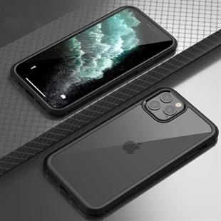 Apple iPhone 11 Pro Max Kılıf Zore Dor Silikon Temperli Cam Kapak