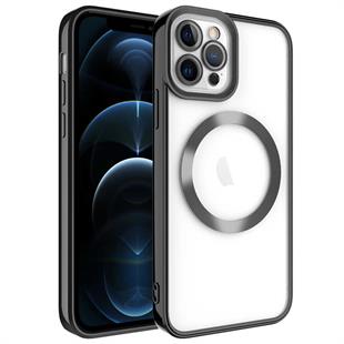 iPhone 12 Pro Max Magsafe Şarj Özellikli Lens Korumalı Kılıf Ekran Koruyucu Hediyeli Setro