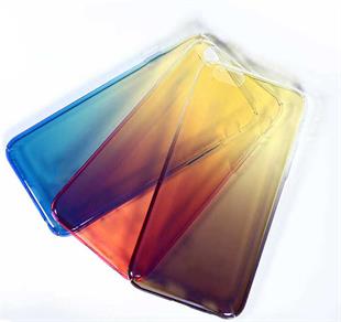 Apple iPhone 6 Plus Kılıf Zore Renkli Transparan