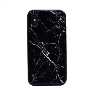 Apple iPhone X Kılıf Zore Mermerli Devrim Cam Kapak