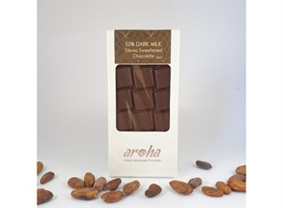 Aroha Stevialı Sütlü Çikolata - %50 Kakao