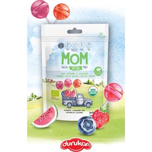 MOM Organik Lolipop (C vitaminli Meyveli Şeker)