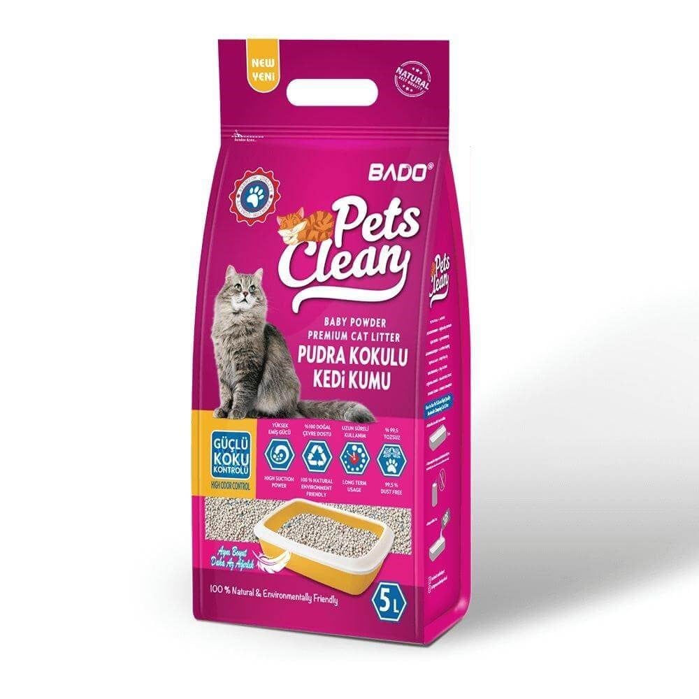BADO PETS CLEAN KEDİ KUMU 5 LT