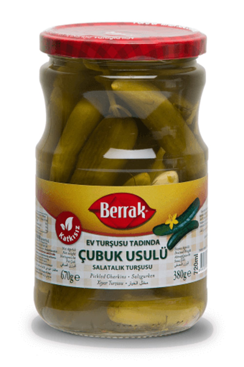 BERRAK ÇUBUK SALATALIK TURŞU 720ML