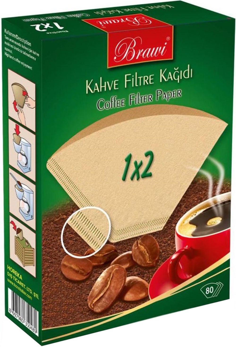BRAWİ KAHVE FİLT.2 Lİ