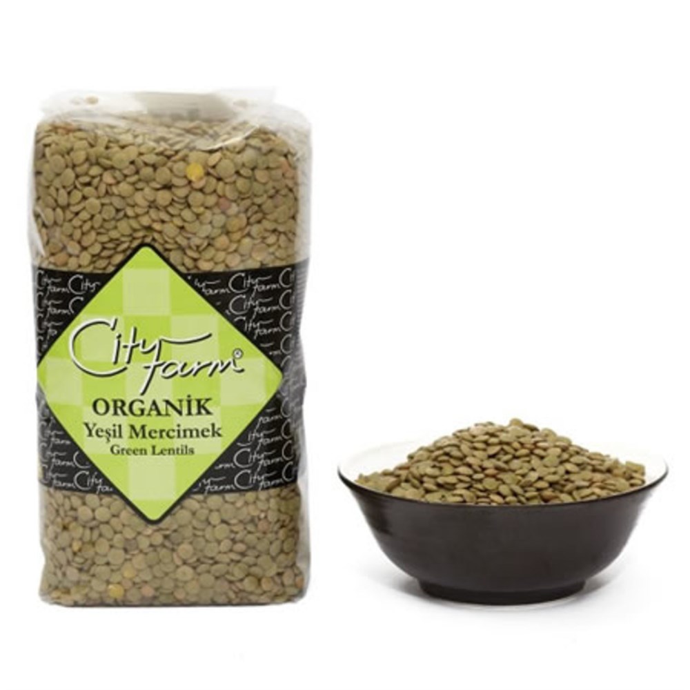 CİTY FARM ORG.YEŞİL MERCİMEK 1KG