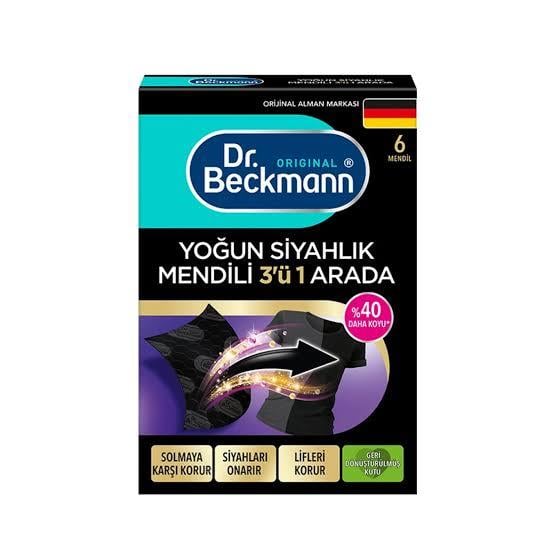 DR.BECKMANN YOĞUN SİYAH RENK.MEND.3 Ü 1 ARADA 6 LI