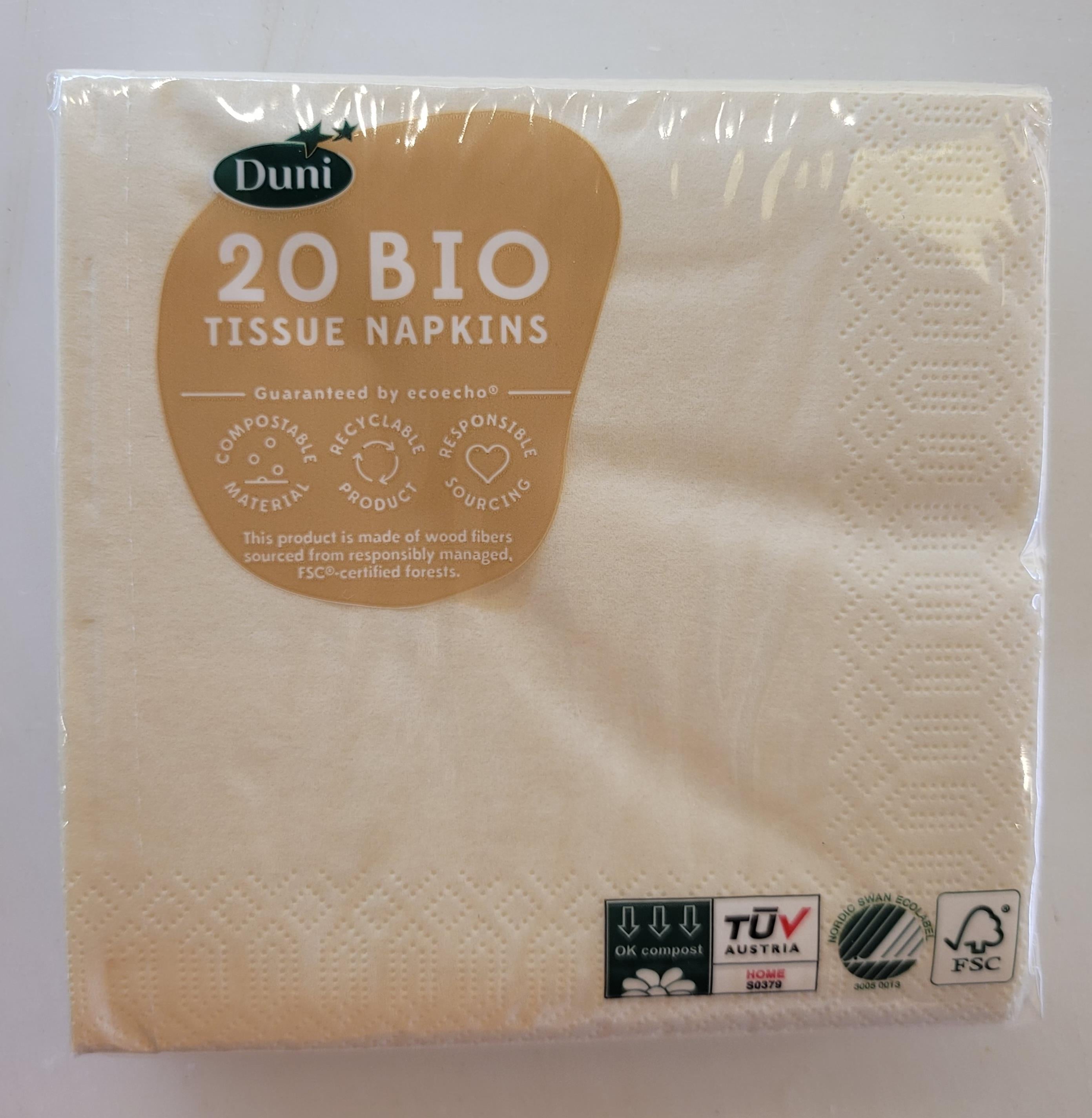 DUNİ DÜZ PEÇETE ŞAMPANYA 24x24CM