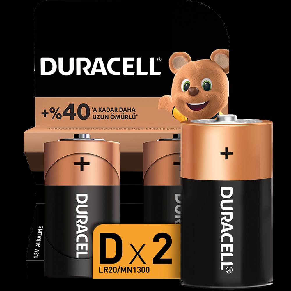 DURACELL BÜYÜK PİL 2 Lİ