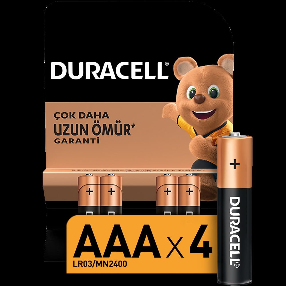 DURACELL İNCE PİL 4 LÜ