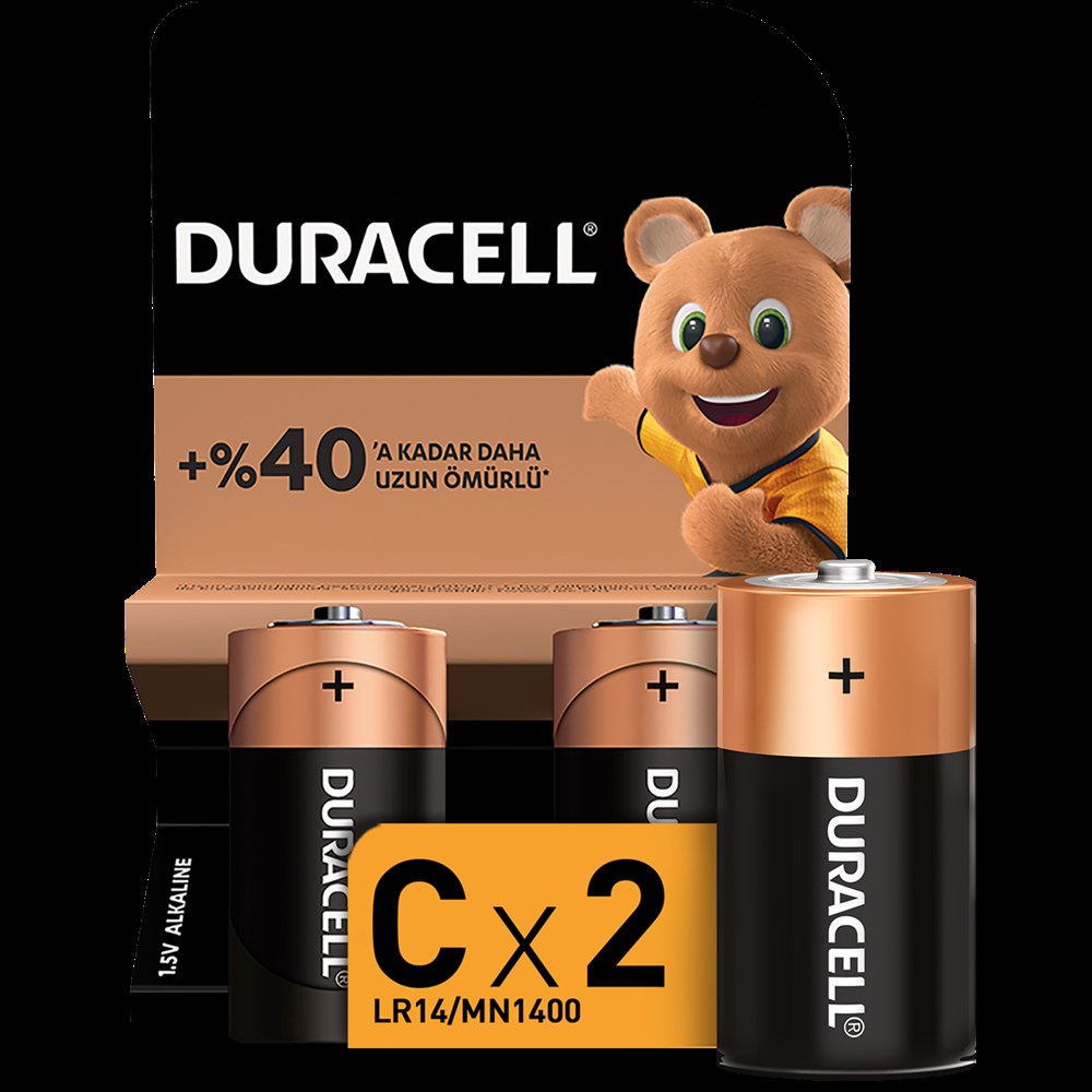 DURACELL ORTA PİL 2 Lİ
