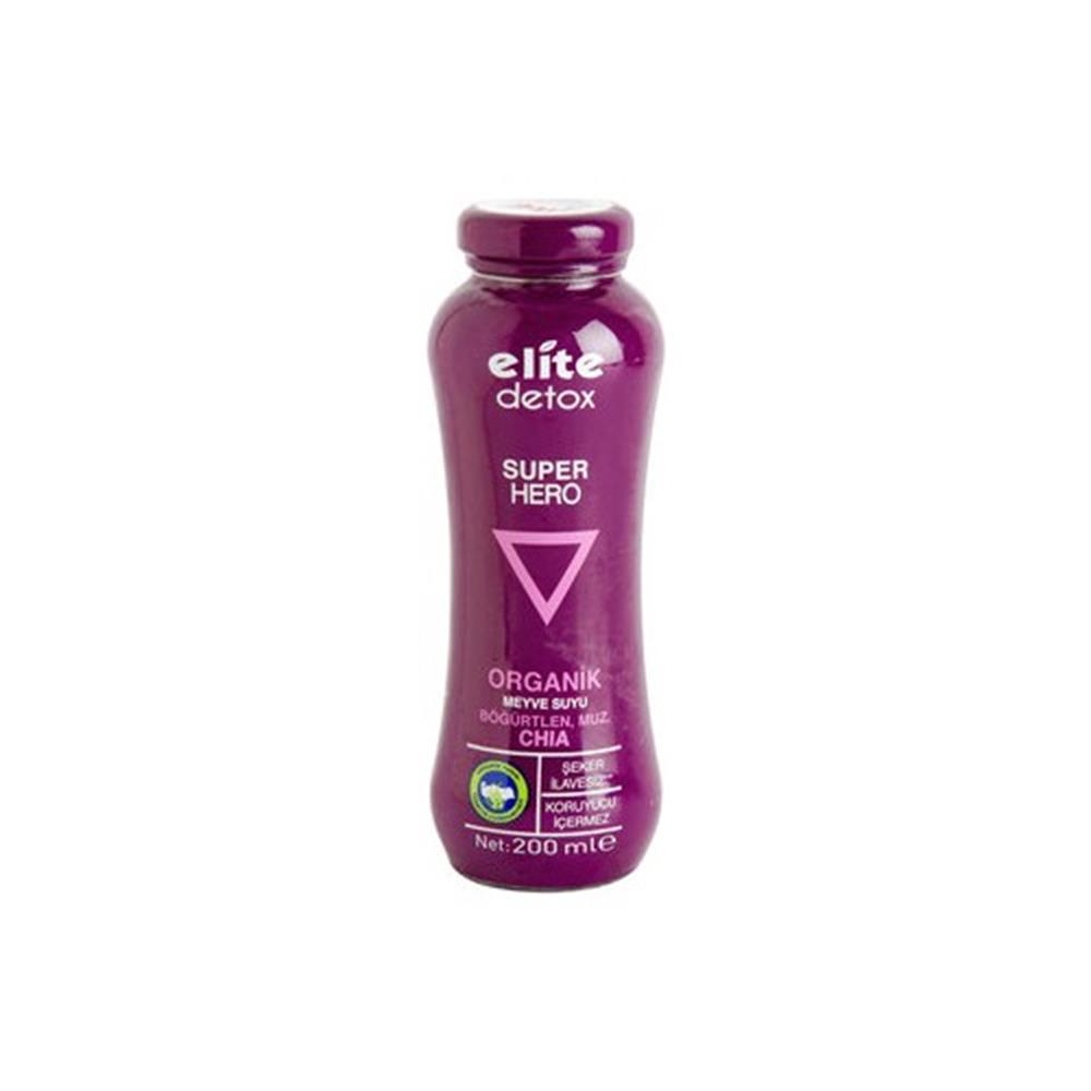 ELİTE ORG.DETOX SUPER HERO CAM 200ML