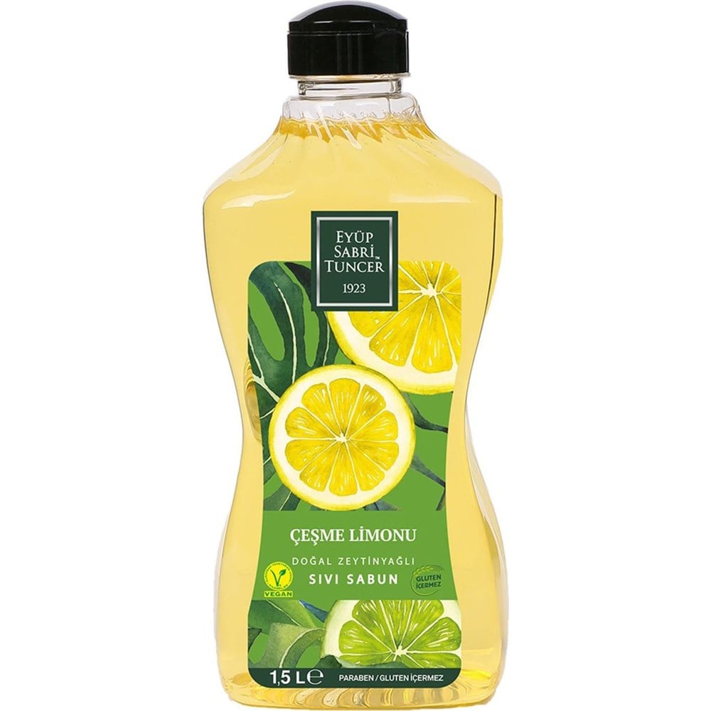 EYÜP SABRİ Z.YAĞLI ÇEŞME LİMON S.SABUN 1.5LT