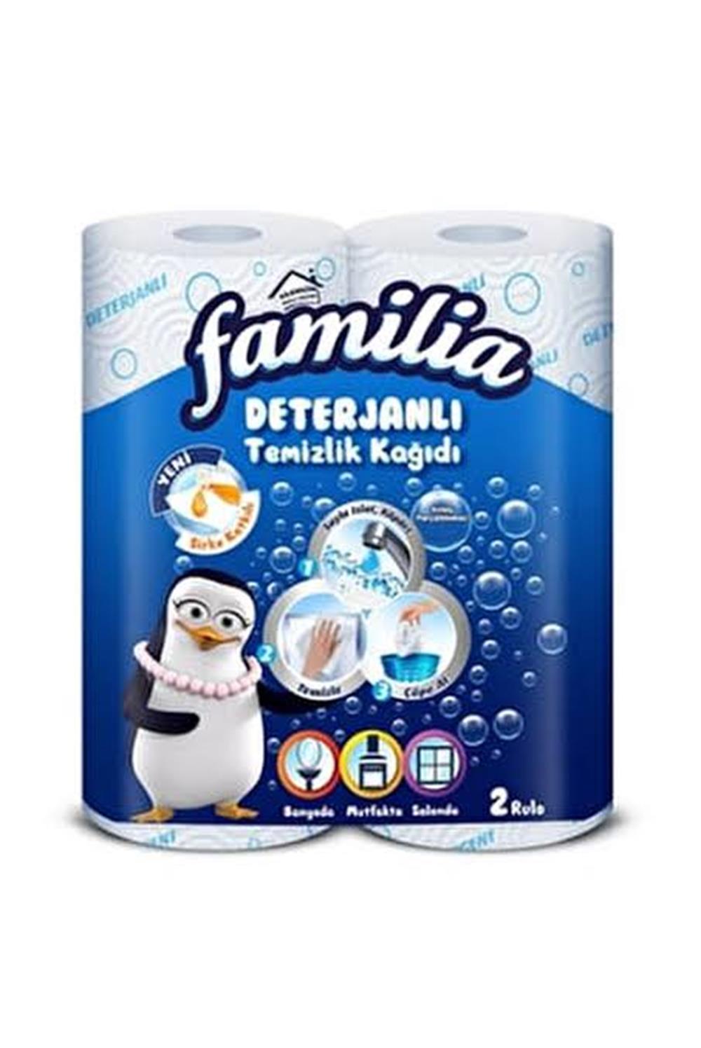 FAMİLİA DETER.TEMZ.HAVLU 2 Lİ