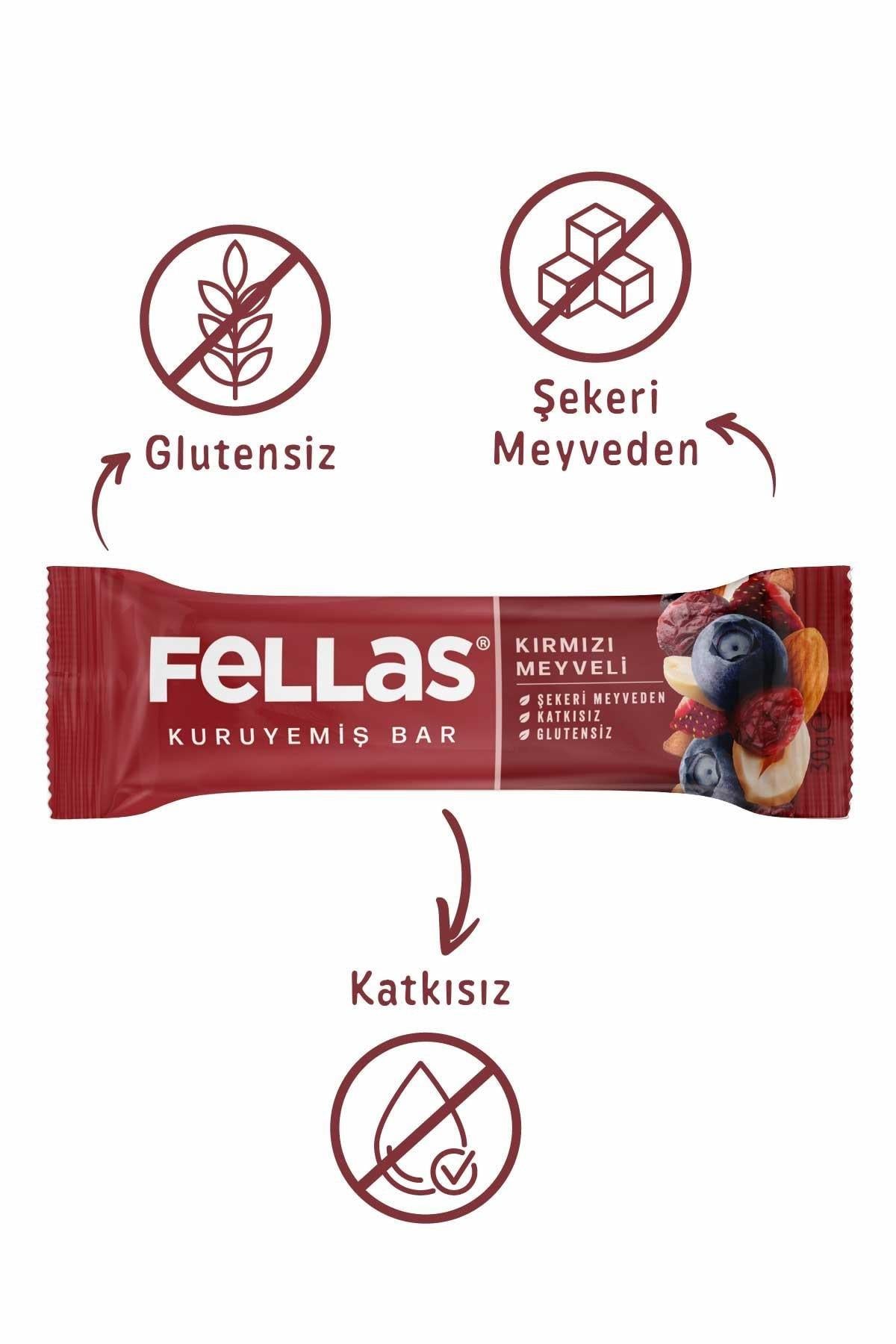 FELLAS KIRM.MEYV.KURUYEMİŞLİ BAR 30GR