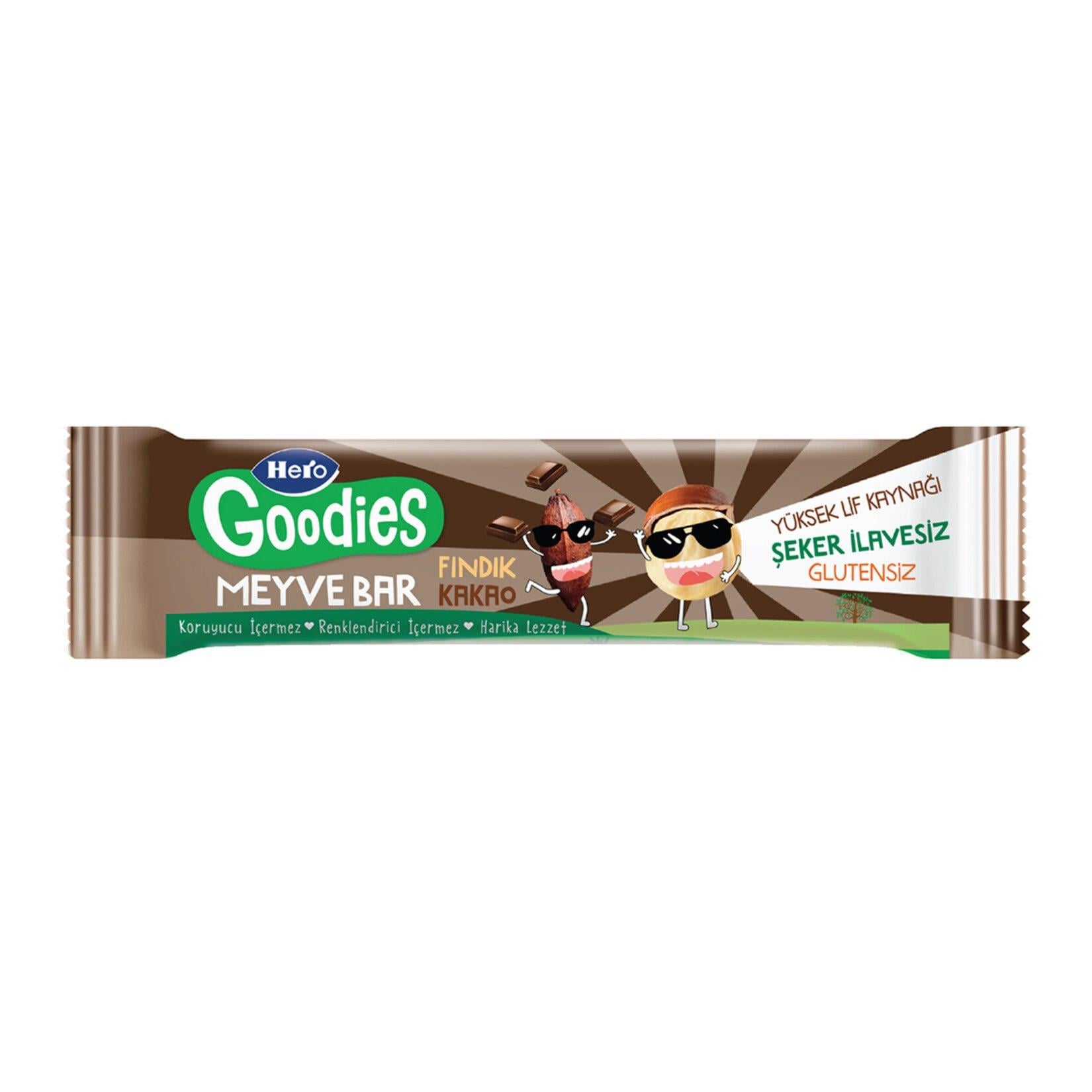 HERO GODİES ÇİL-KAK-MEYVE BAR 30gr