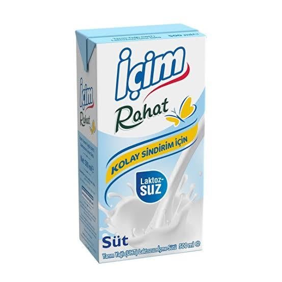 İÇİM LAKTOZSUZ SÜT 500 ML