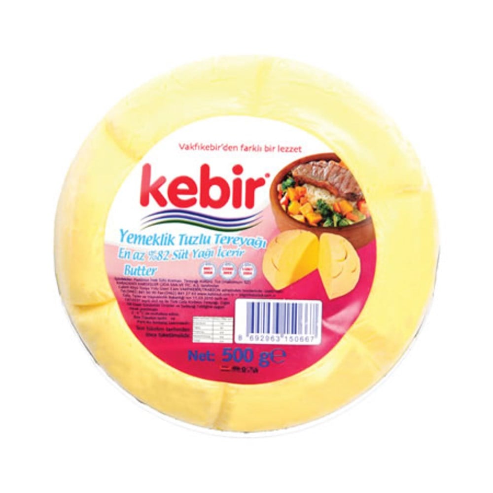 KEBİR TEREYAĞ TUZLU 500 GR