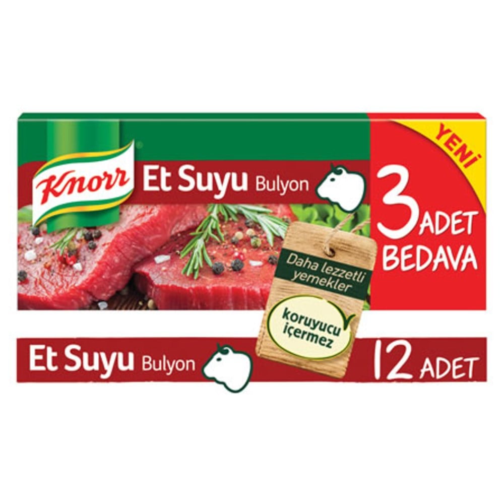 KNORR ET SUYU 12 TABLET 120GR