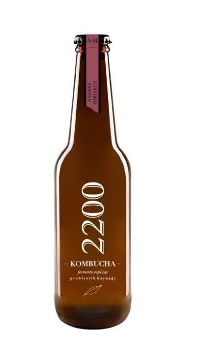 KOMBUCHA 2200 ANANAS-HİBİSKÜS ÇAY 330ML