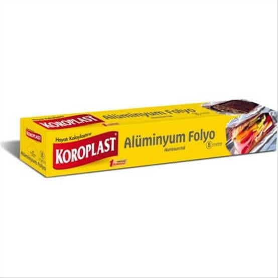 KOROPLAST ALÜMİNYUM FOLYO 8 MT