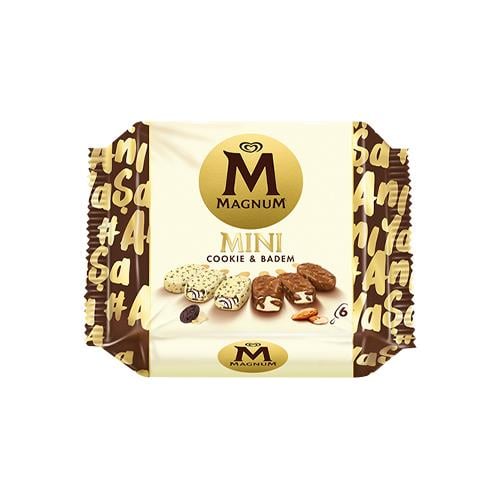 MAGNUM MİNİ COOKİE-BADEM 6 LI