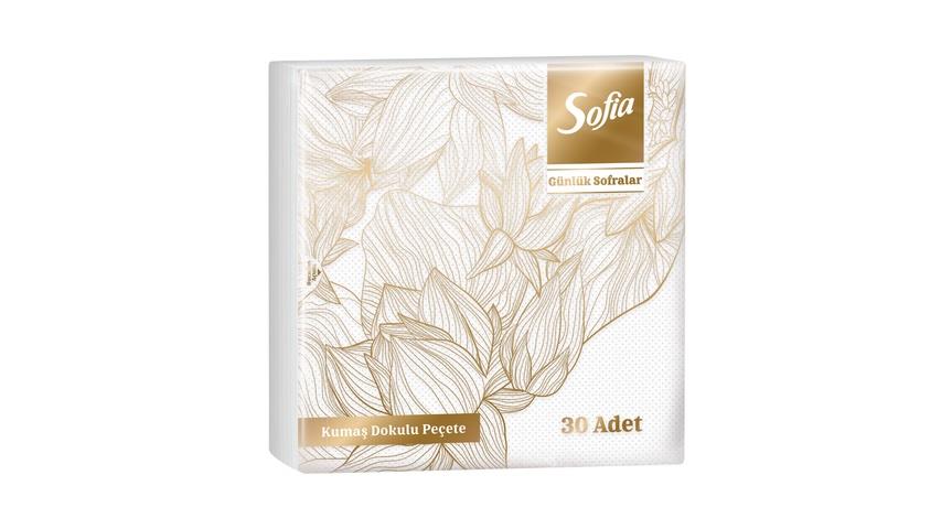 SOFİA 33X33 DESENLİ PEÇETE 30LU