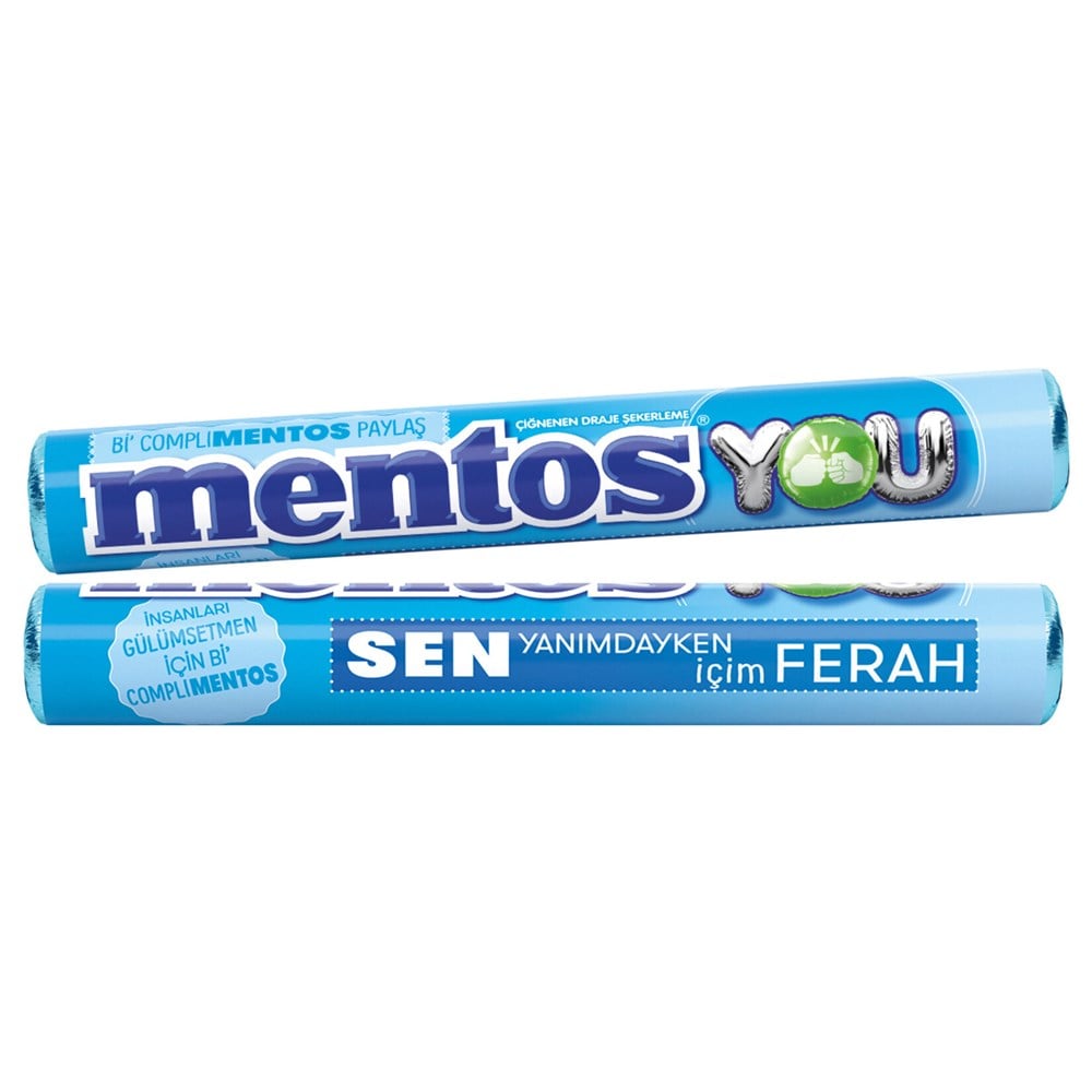 MENTOS ŞEKER NANE 37,5 GR