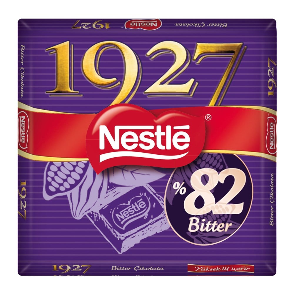 NESTLE 1927 BİTTER KARE %82 ÇİKL.60GR