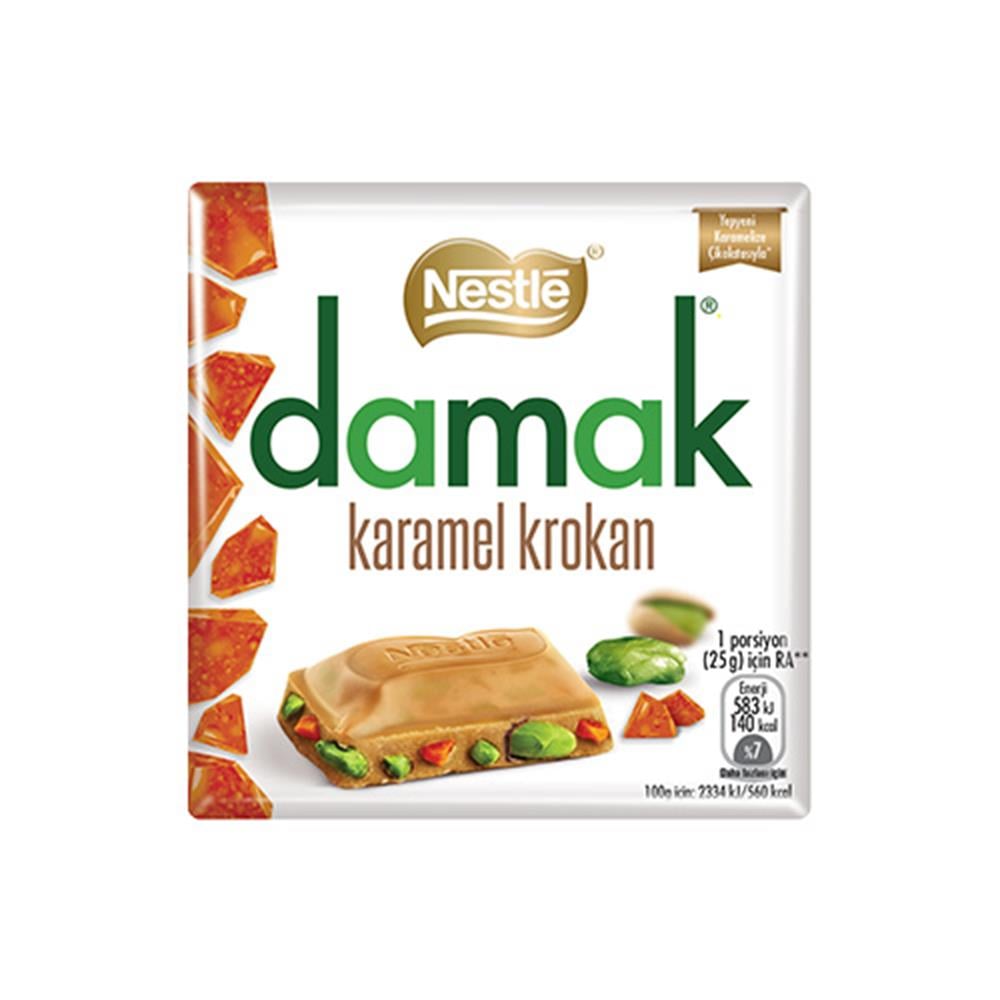 NESTLE DAMAK KARAMEL KROKAN KARE 60GR