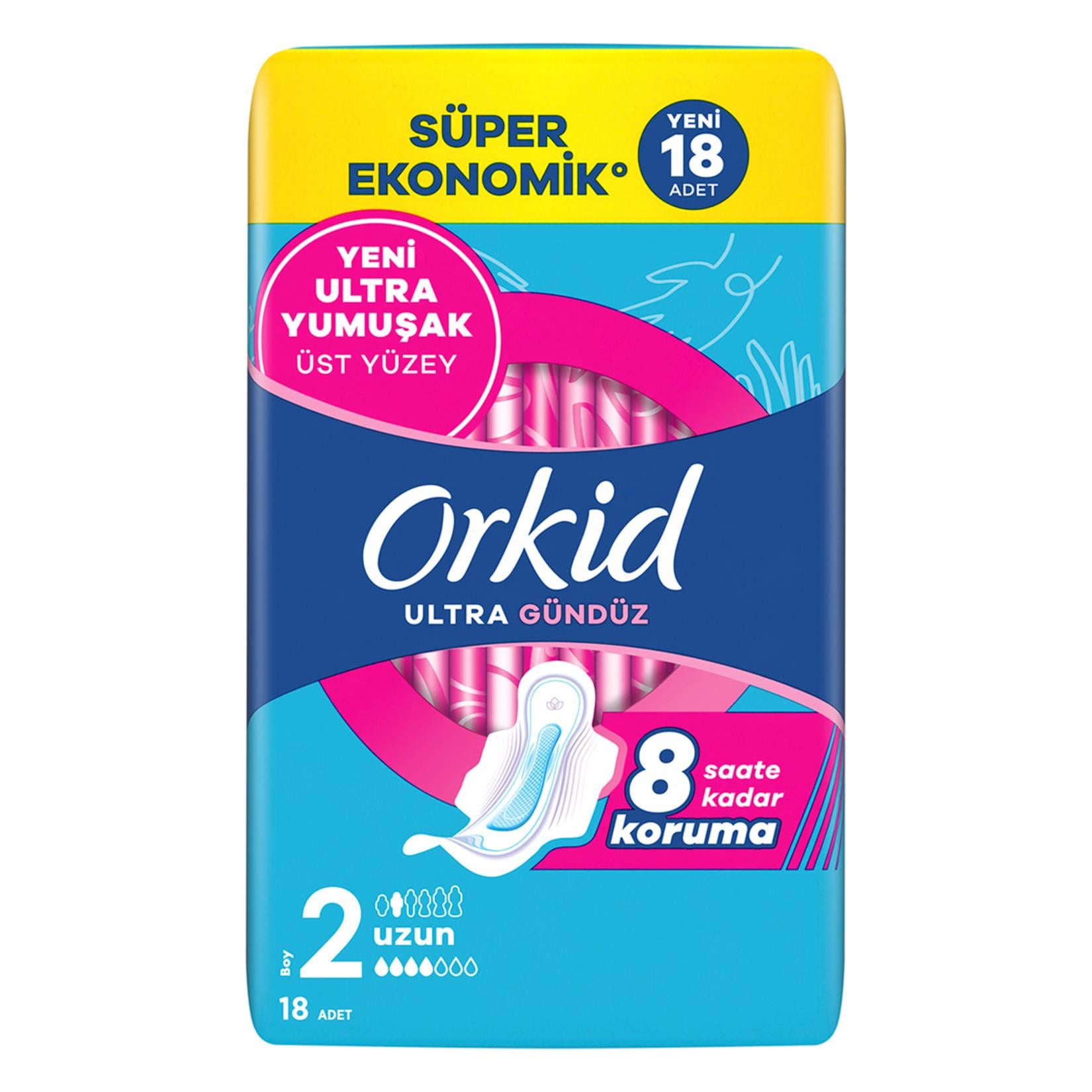 ORKİD ULTRA EKSTRA UZUN 18Lİ