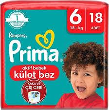 PRİMA KÜLOT BEBEK BEZİ NO:6-18 Lİ