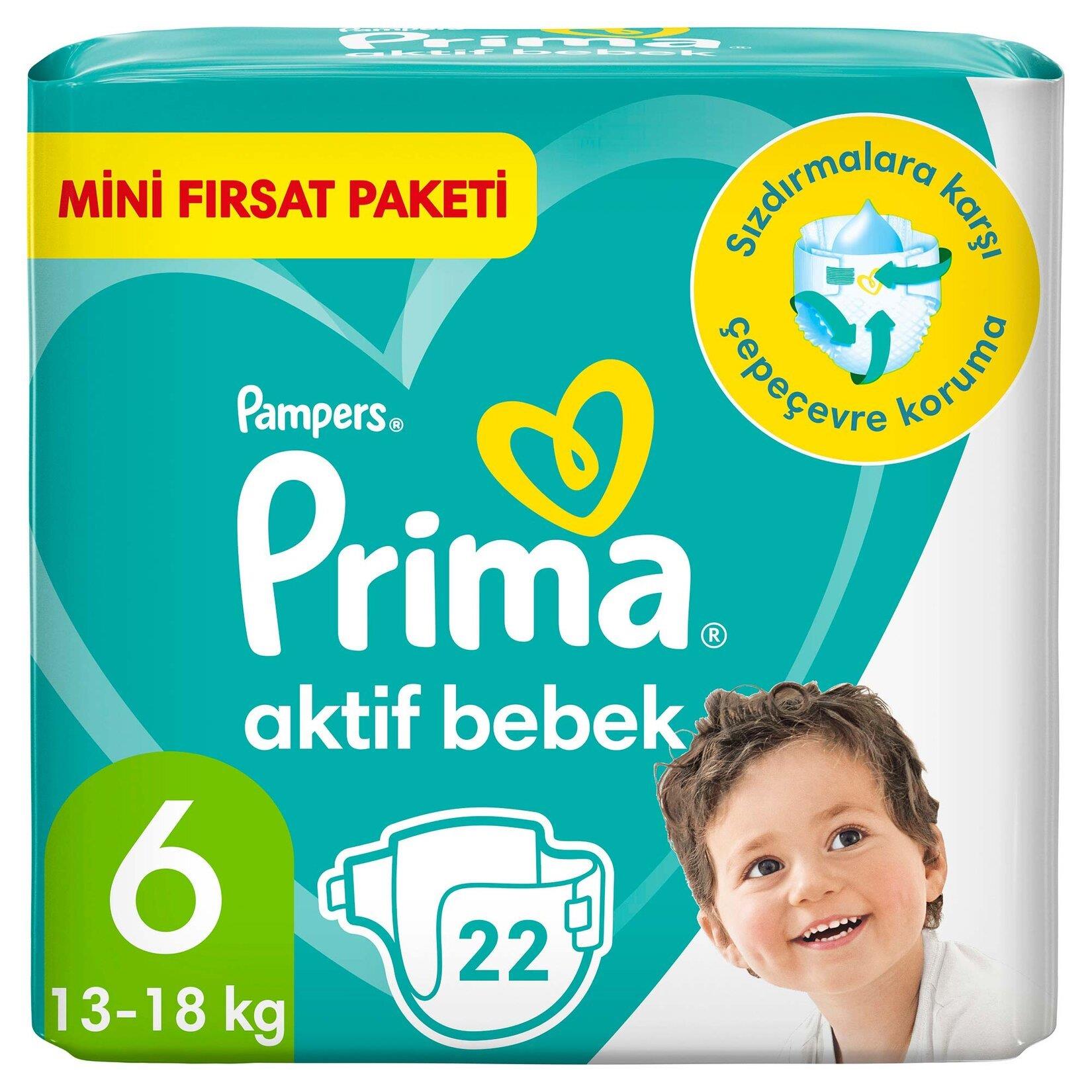 PRİMA NO:6 XL 22 LÜ BEBEK BEZİ