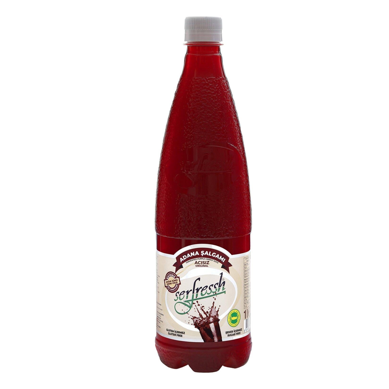 SERFRESH ŞALGAM SUYU SADE CAM 1LT