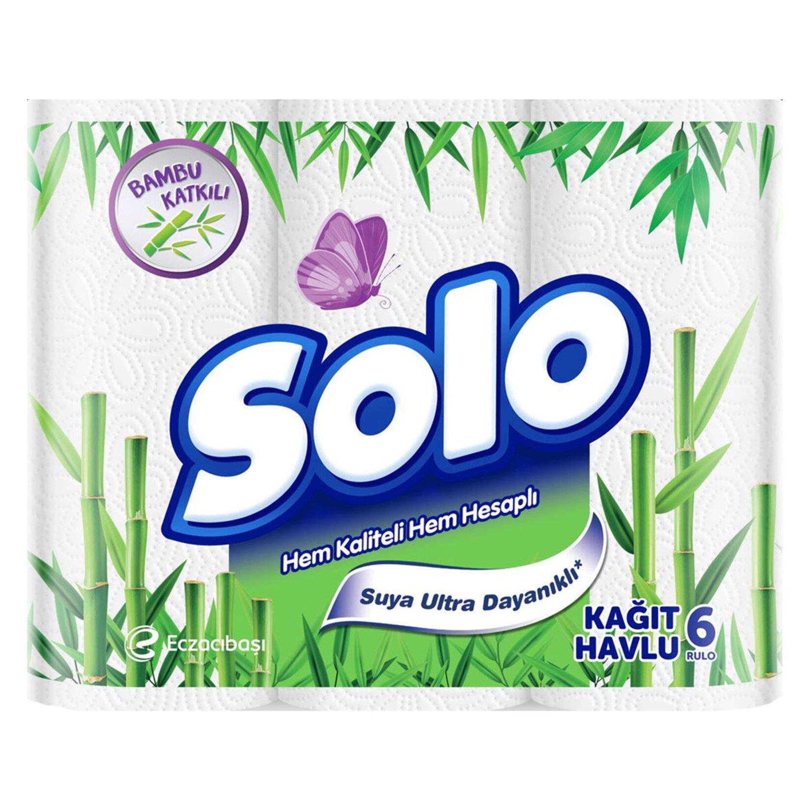 SOLO HAVLU BAMBU KATKILI 6 LI