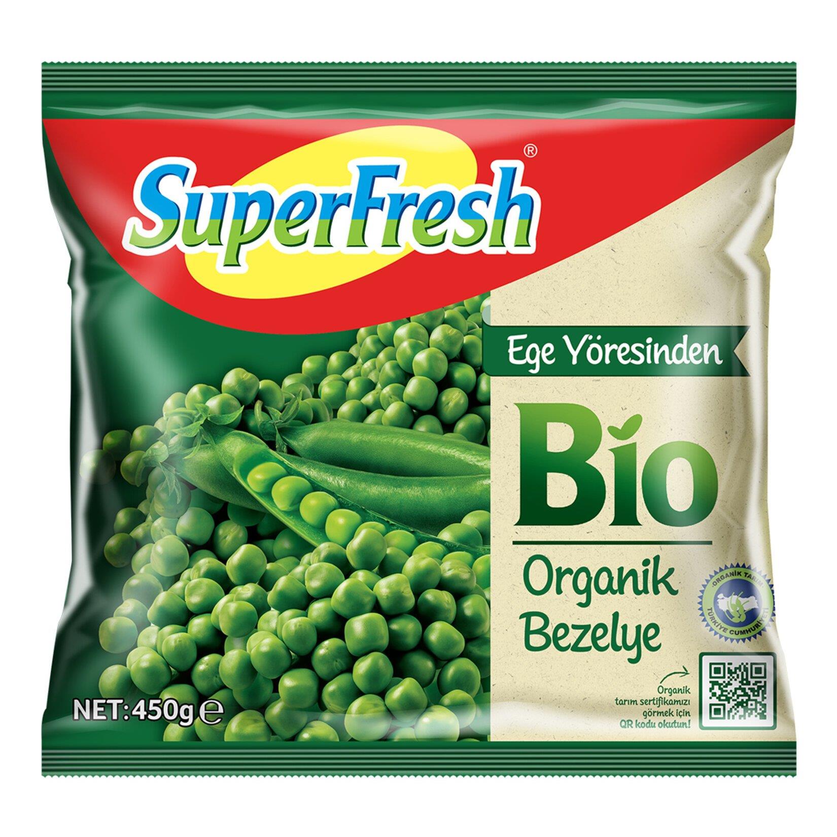 S.FRESH ORGANİK BEZELYE 450 GR.